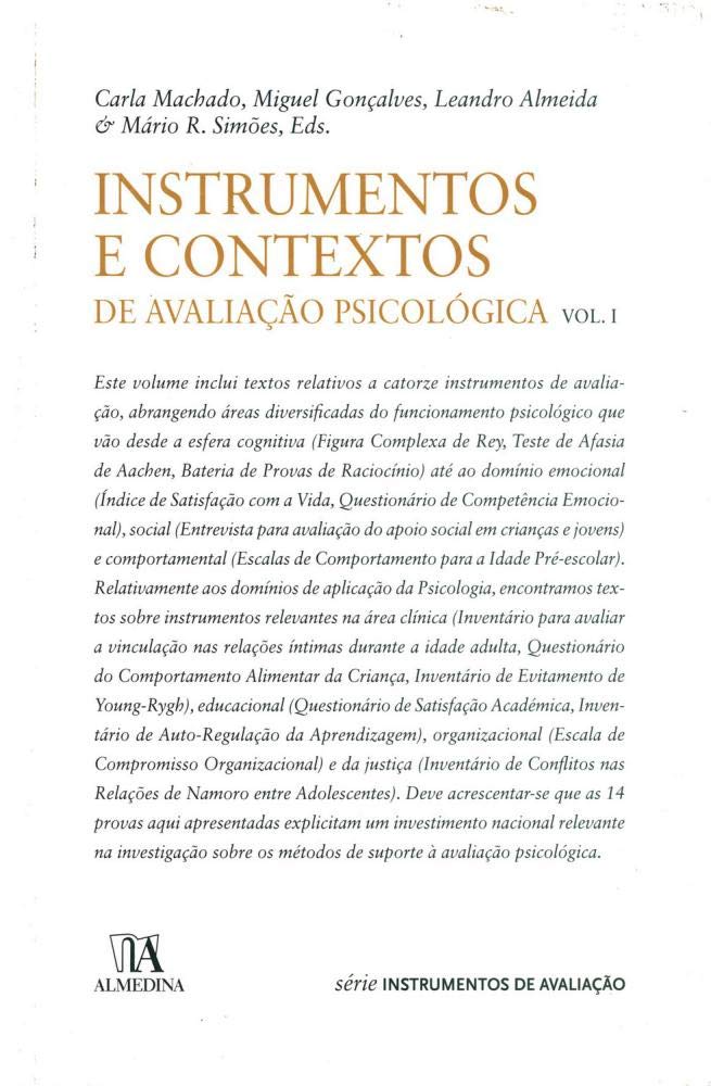 Instrumentos E Contextos De Avaliacao Psicologica - Volume 1 (Em Portuguese do Brasil) book
