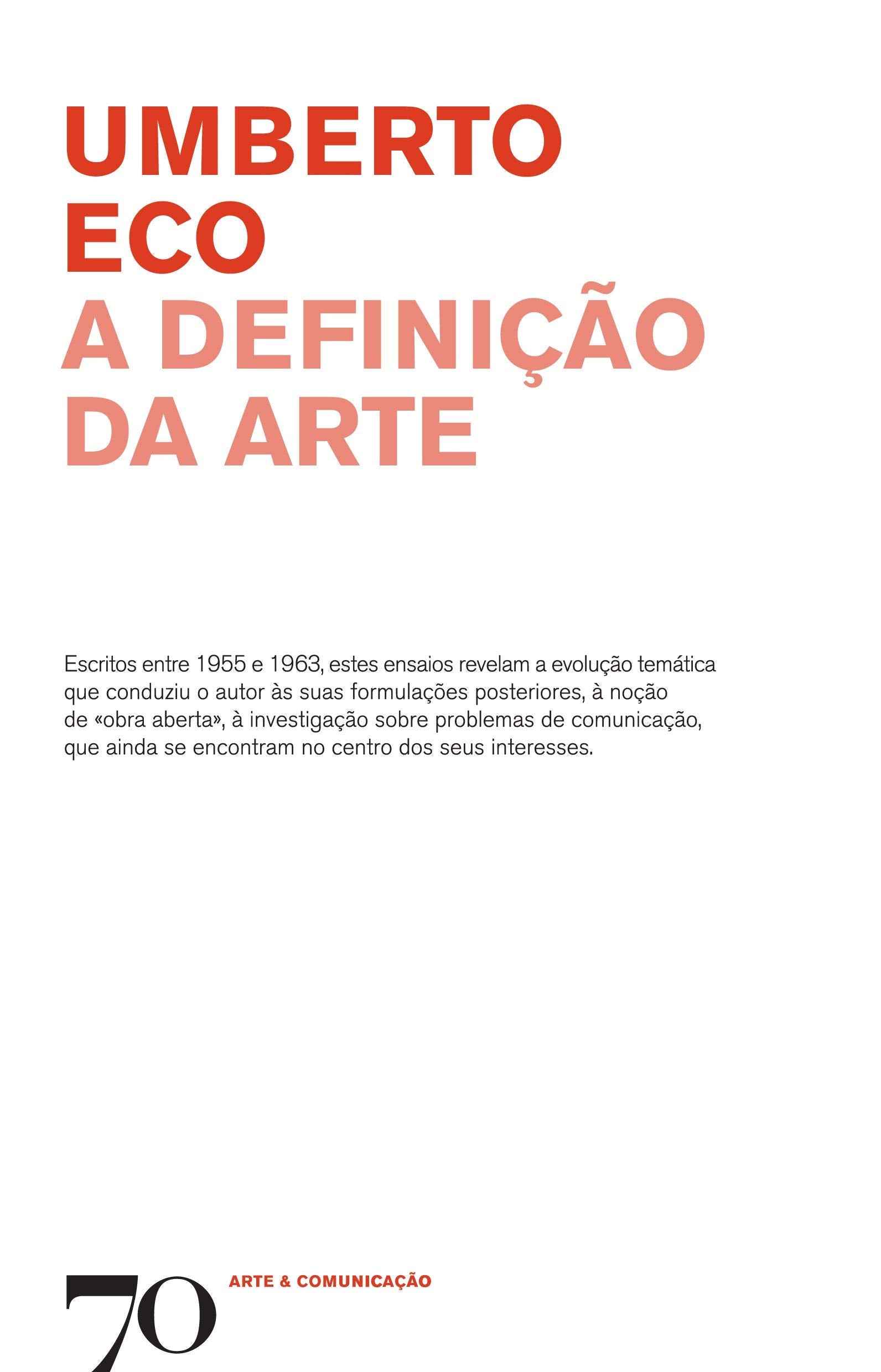 A Definição Da Arte (Em Portuguese do Brasil) book