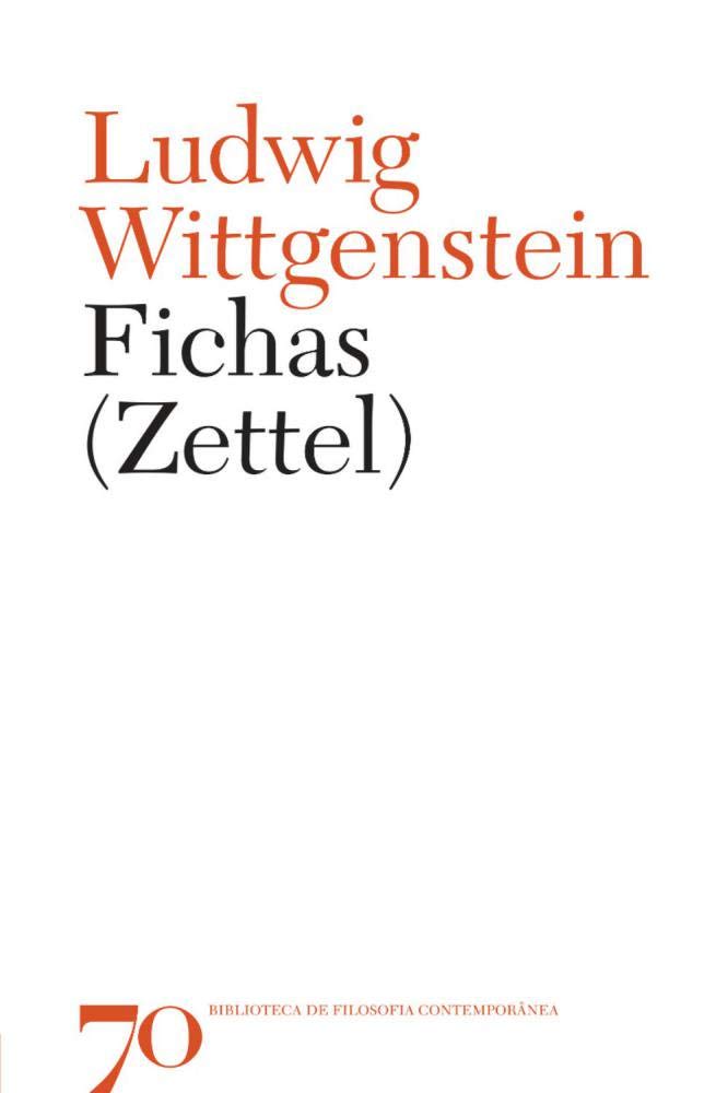 Fichas (Zettel) Portuguese Edition Ludwig Wittgenstein book