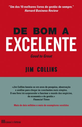 De Bom a Excelente Good to Great (Portuguese Edition) Jim Collins book
