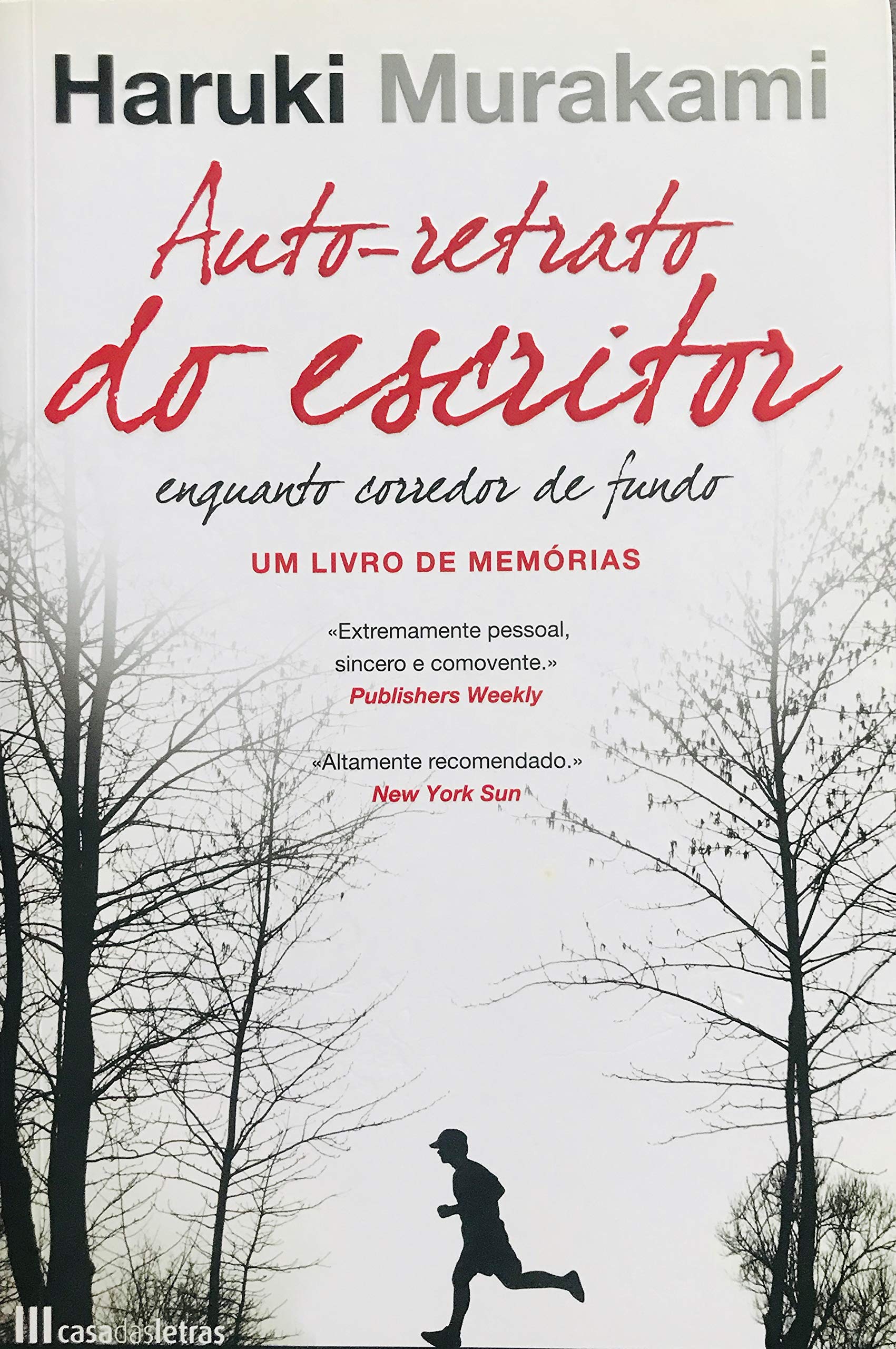 Auto-Retrato do Escritor Enquanto Corredor de Fundo (Portuguese Edition) Haruki Murakami book