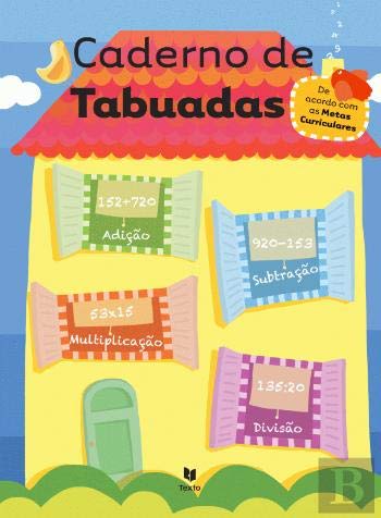 Caderno de Tabuada 3.º e 4.º anos (Portuguese Edition) Texto Editores book