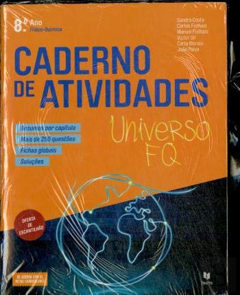 Universo FQ - Físico-Química - 8º ano - Caderno de atividades (Portuguese Edition) Carlos Fiolhais Books