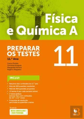 Preparar os Testes Física e Química 11.º Ano (Portuguese Edition) Carlos Portela, Margarida Ferreira, José Rogério Nogueira e Fernanda Braguez da Costa book
