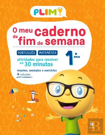PLIM! O meu Caderno de Fim de Semana 1.º ano (Portuguese Edition) Marisa Costa, Raquel Janeiro e Paula Melo book