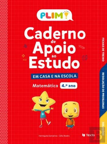 Caderno de Apoio ao Estudo Matemática PLIM! 4.º ano (Portuguese Edition) book