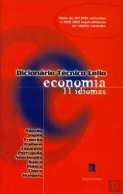 Dicionário Técnico Lello de Economia (Portuguese Edition) de Barry Sandoval book