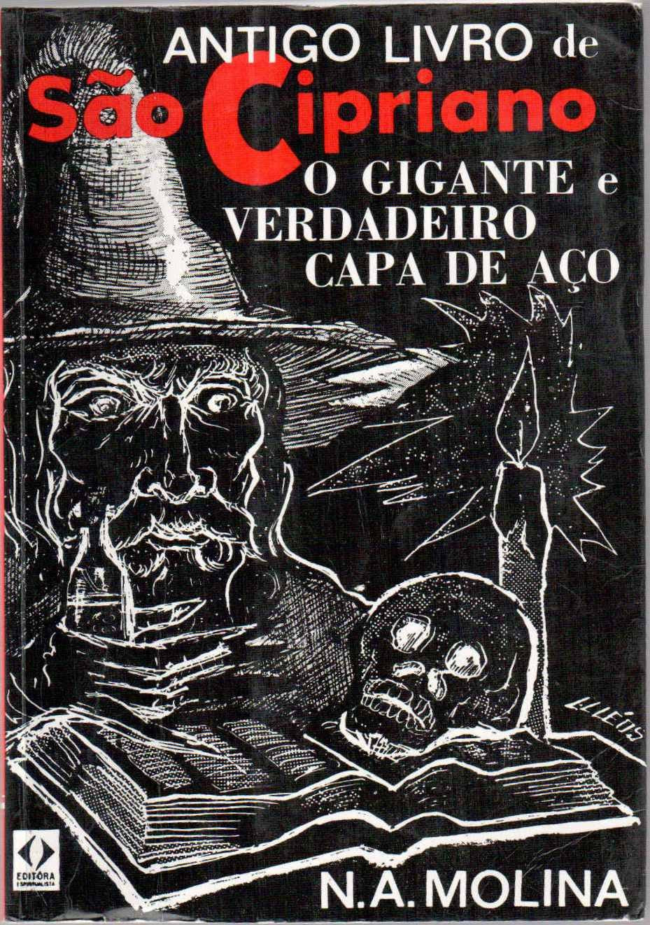 Antigo Livro de São Cipriano - O gigante e verdadeiro capa de aço book