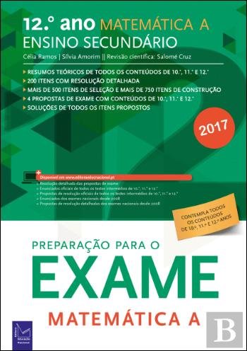 Preparação para o Exame - Matemática A - 12º Ano (Portuguese Edition) Silvia Amorim e Célia Ramos book