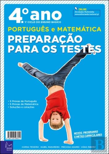 Preparação para os Testes - 4º ano Português e Matemática (Portuguese Edition) Carina Teixeira, Vânia Ribeiro, Preciosa Soares e Isabel Madureira book