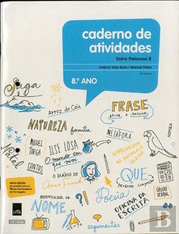 Entre Palavras 8 LP 8º Ano Caderno Atividades book