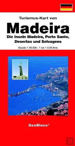 Turismus-kart von Madeira Die Inseln Madeira, Porto Santo, Desertas und Selvagens Books