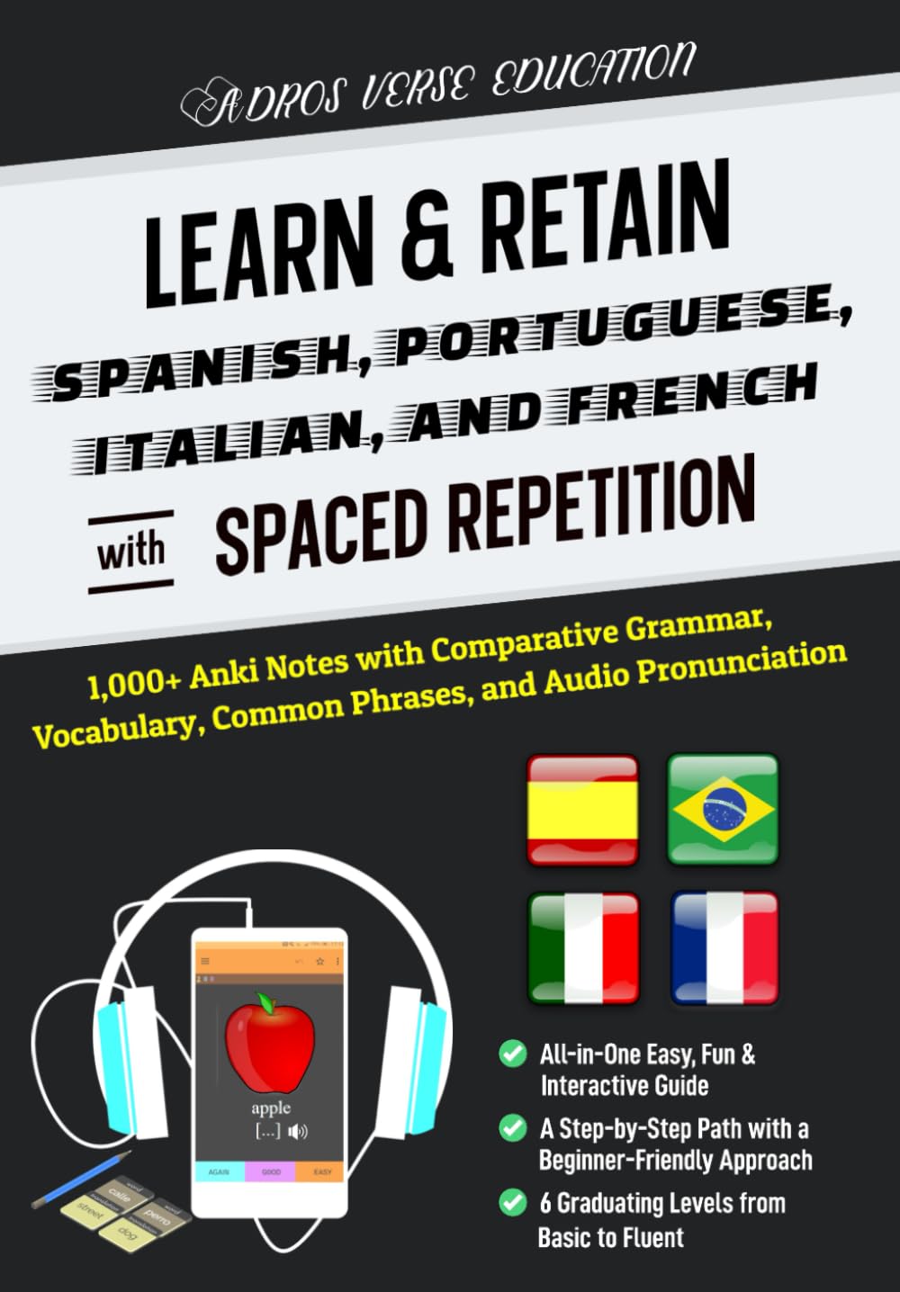 Learn & Retain Spanish, Portuguese, Italian, and French with Spaced Repetition Drama
