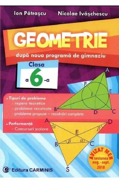 Geometrie. Clasa A 6-A book