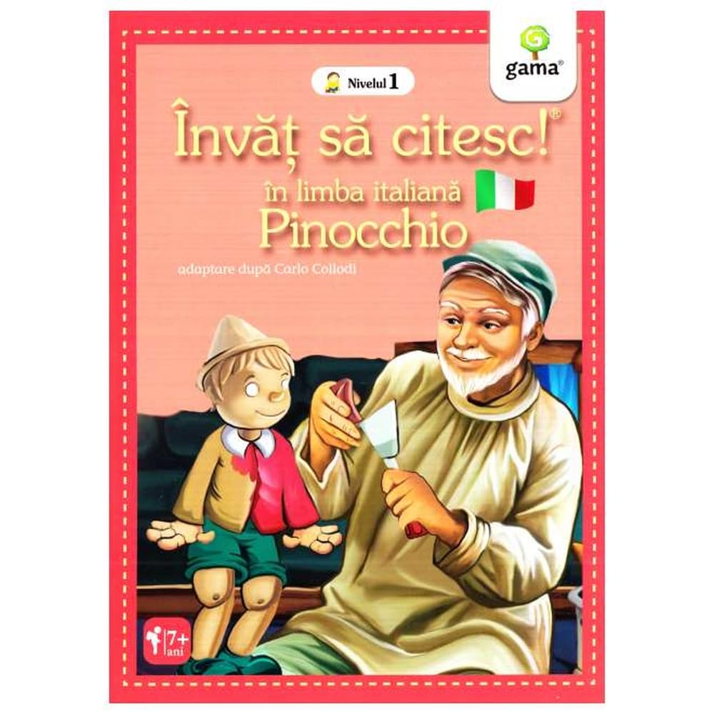 Invat Sa Citesc! In Limba Italiana. Pinocchio. Nivelul 1 Novels & Short Stories