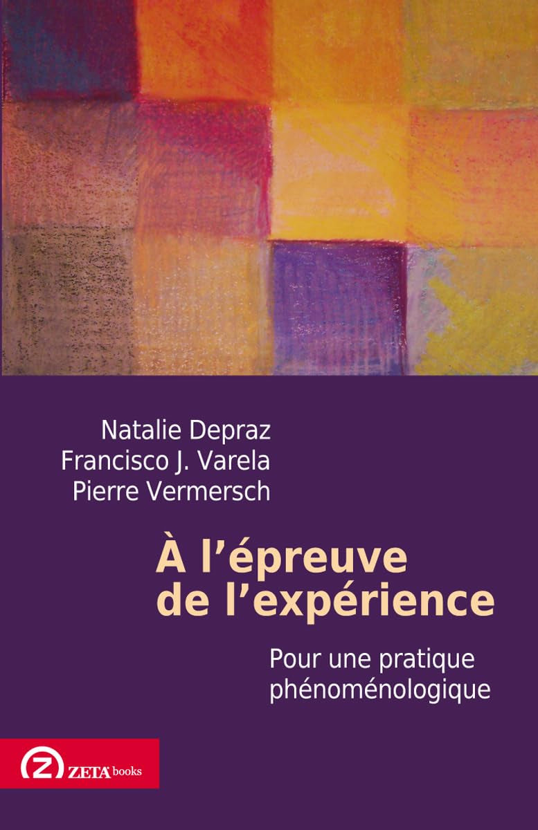 A L'epreuve De L'experience: Pour Une Pratique Phenomenologique book
