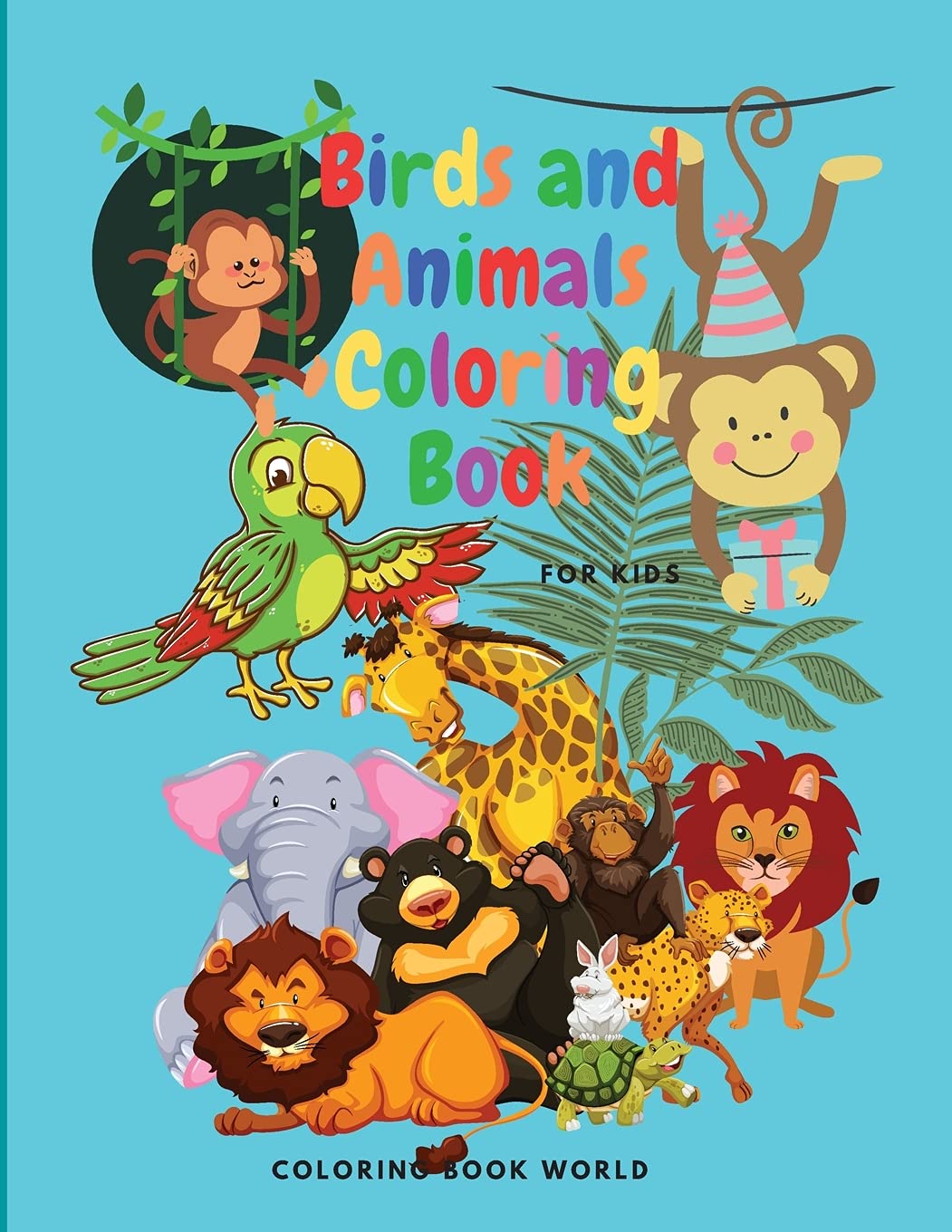 Birds and Animals Coloring Book Tiptoi & Games