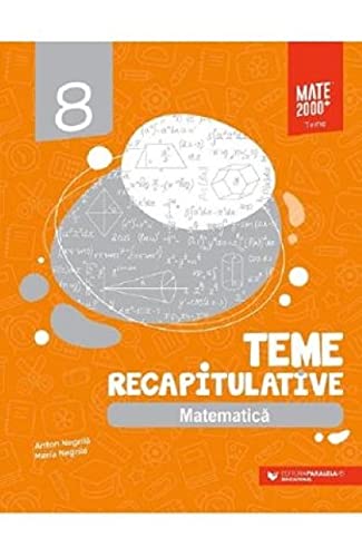 Matematica, Clasa 8, Teme Recapitulative Non-fiction