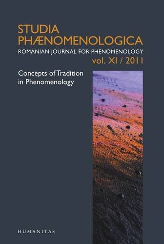 Concepts of Tradition in Phenomenology: Studia Phaenomenologica XI (2011) Philosophy