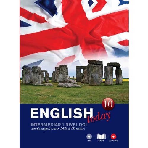 ENGLISH TODAY CURS DE ENGLEZA CARTE DVD SI CD AUDIO VOLUMUL 10 Books