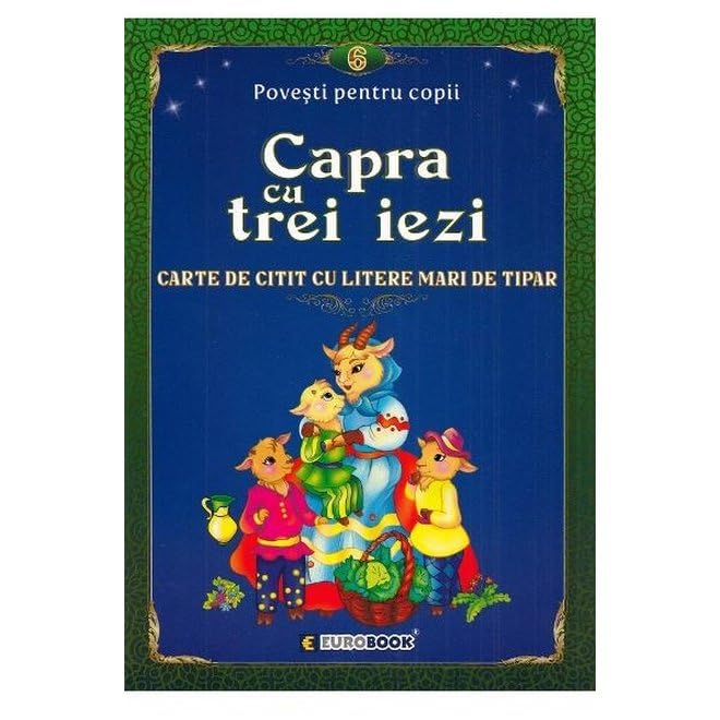 Capra Cu Trei Iezi. Carte De Citit Cu Litere Mari De Tipar Novels & Short Stories