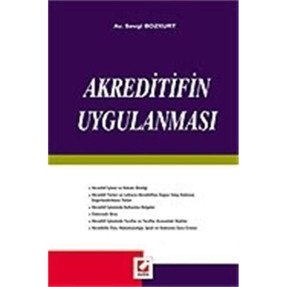 Akreditifin Uygulanmasi Books