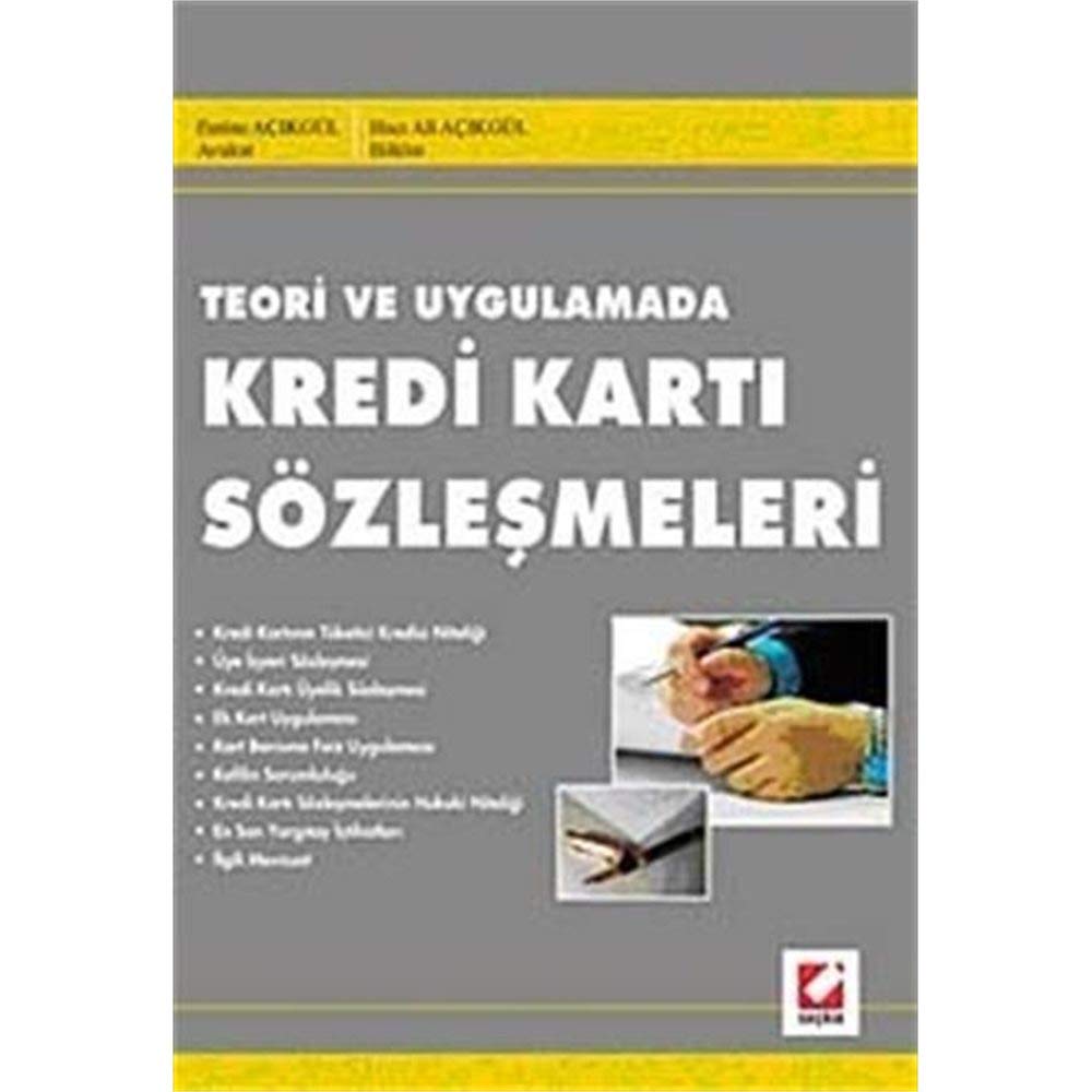 Teori ve Uygulamada Kredi Karti Sozlesmeleri Books