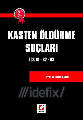 Kasten Oldurme Suclari, TCK 81 - 82 - 83 Books