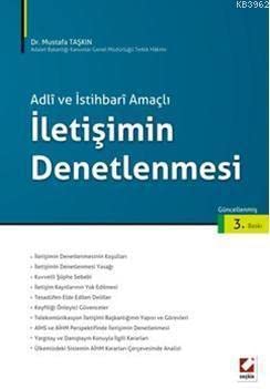 Adli ve İstihbari Amaçlı İletişimin Denetlenmesi Books