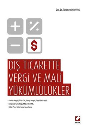 Dis Ticarette Vergi ve Mali Yukumlulukler Books