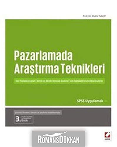 SPSS Uygulamali Pazarlamada Arastirma Teknikleri Books