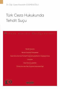 Türk Ceza Hukukunda Tehdit Suçu Books
