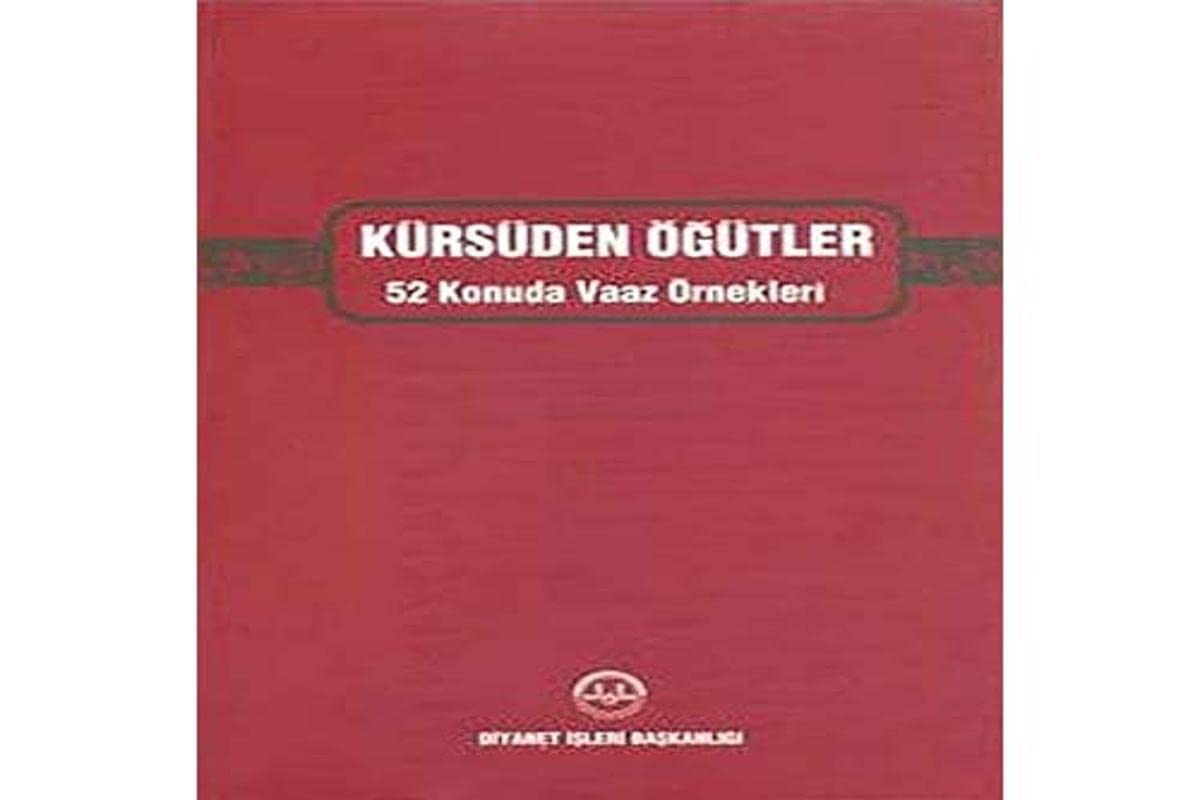 Kursuden ogutler & 52 Konuda Vaaz ornekleri (Ciltli) Religion & Esotericism