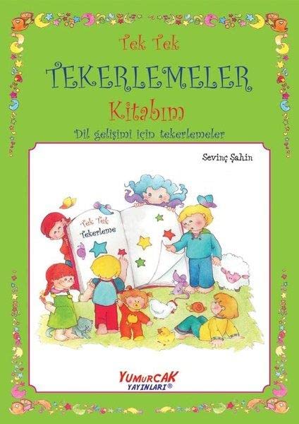 Tek Tek Tekerlemeler Kitabım - Dil Gelişimi için Tekerlemeler Books