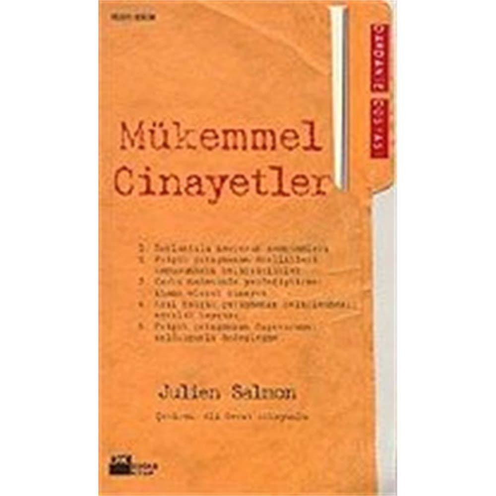 Mükemmel Cinayetler Contemporary literature