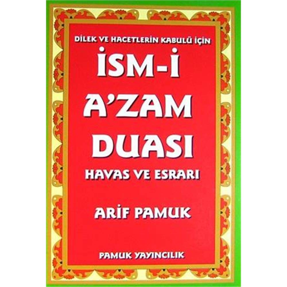 Ism-i Azam Duasi - Havas ve Esrari Books