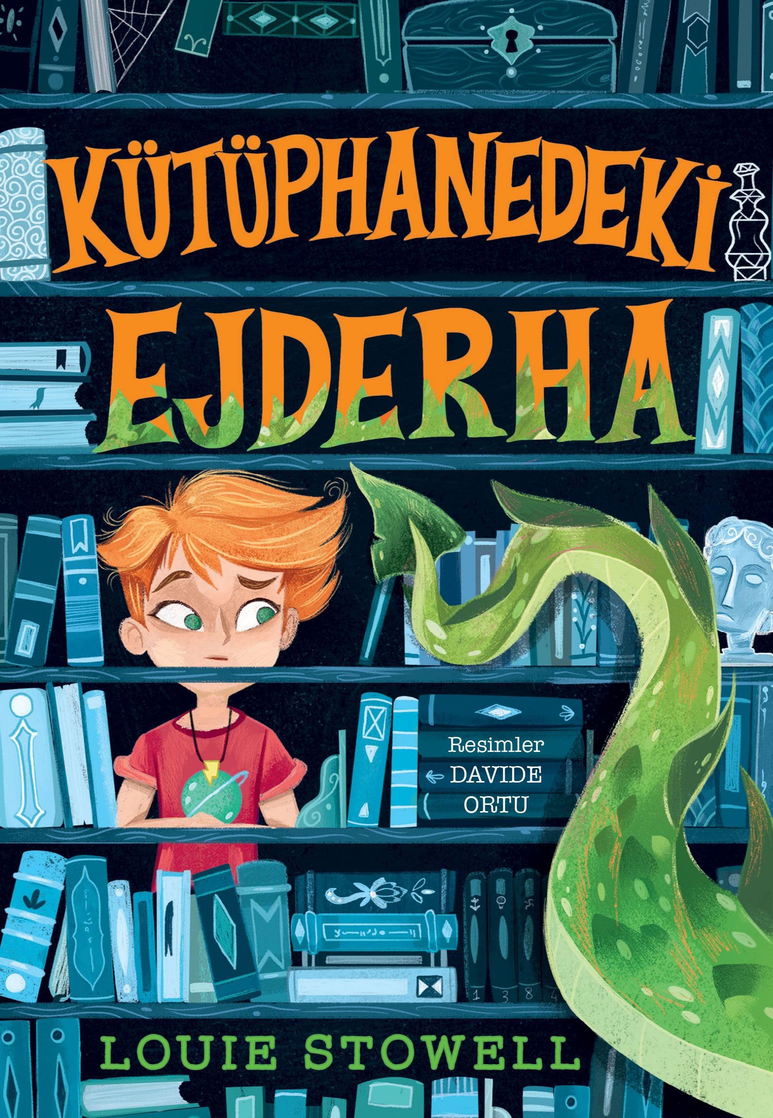 Kütüphanedeki Ejderha book