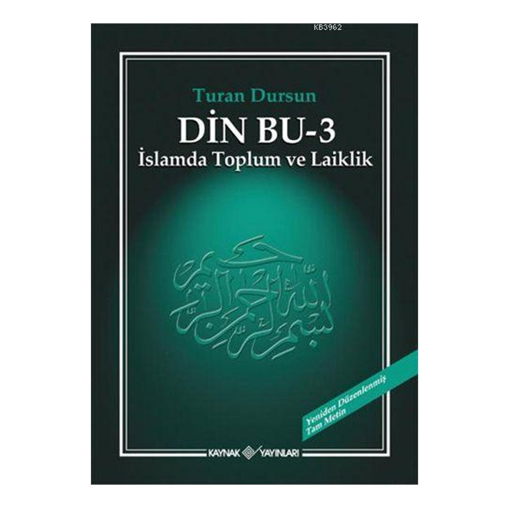 Din Bu 3: Islamda Toplum ve Laiklik Social Sciences