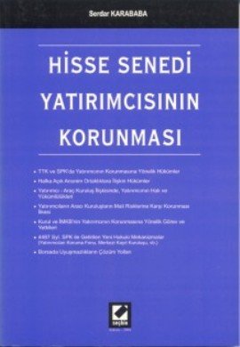 Hisse Senedi Yatirimcisinin Korunmasi Books