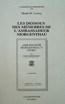les-dessous-des-memoires-de-l-ambassadeur-morgenthau book