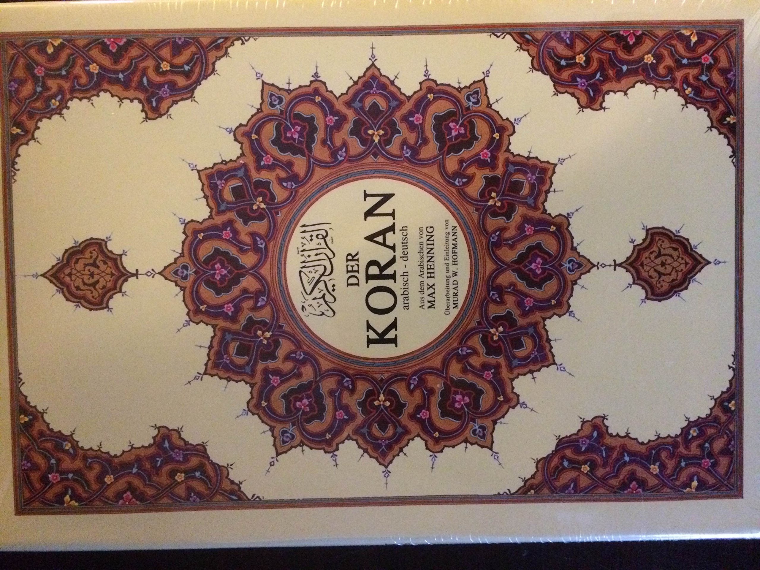 Der Koran Arab./Deutsch gebunden Mega-Format, Übers. Max Henning, hochwertig Religion & Esotericism