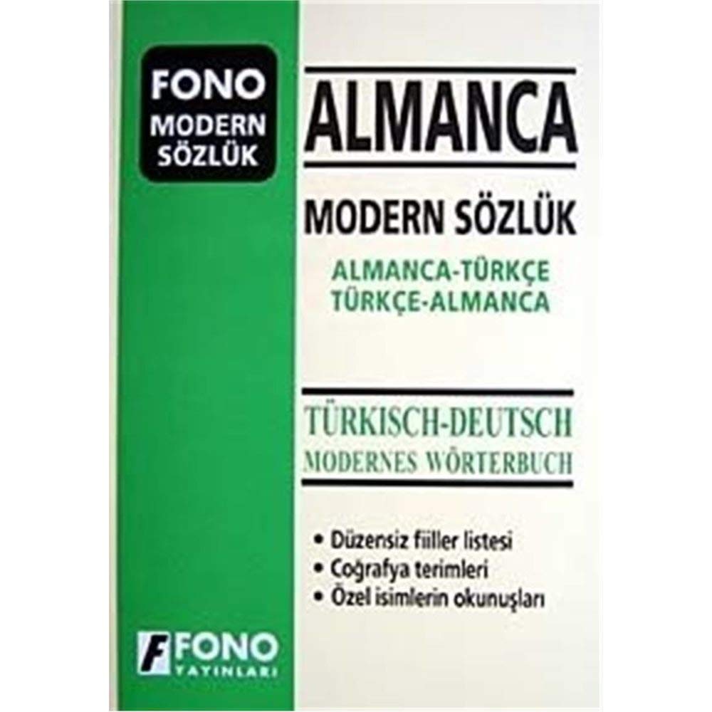 Almanca Modern Sözlük Almanca-Türkce / Türkce-Almanca - Türkisch-Deutsch Modernes Wörterbuch General education