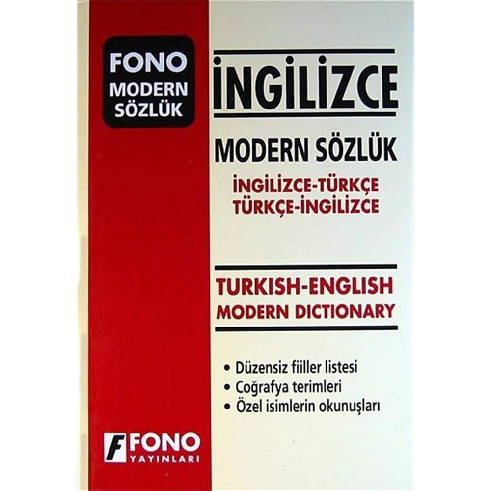 Ingilizce Modern Sözlük Ingilizce-Türkce / Türkce-Ingilizce - Turkish-English Modern Dictionary Social Sciences