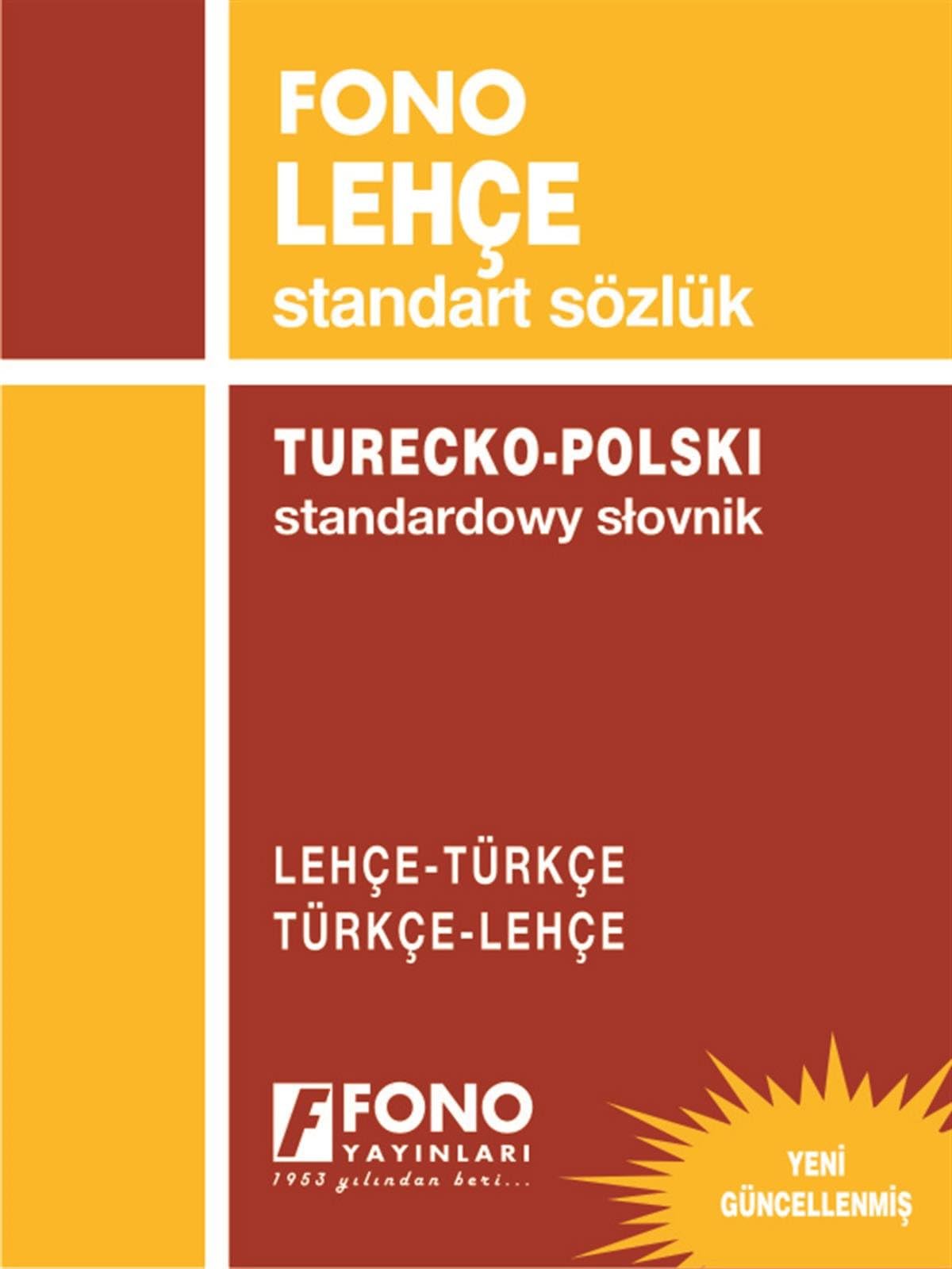 Lehçe Standart Sözlük: Lehçe / Türkçe - Türkçe / Lehçe General education