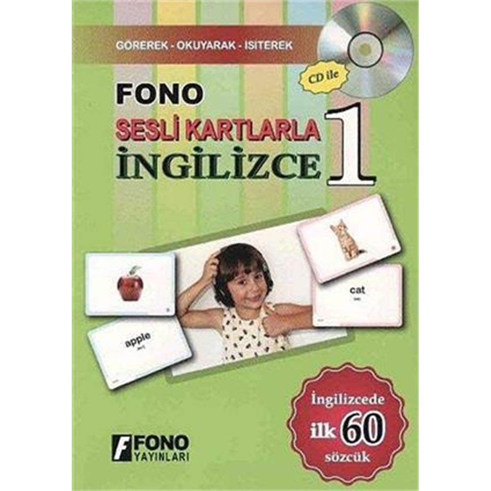 FONO SESLİ KARTLARLA İNGİLİZCE 1 Foreign Languages ​​& Dictionaries
