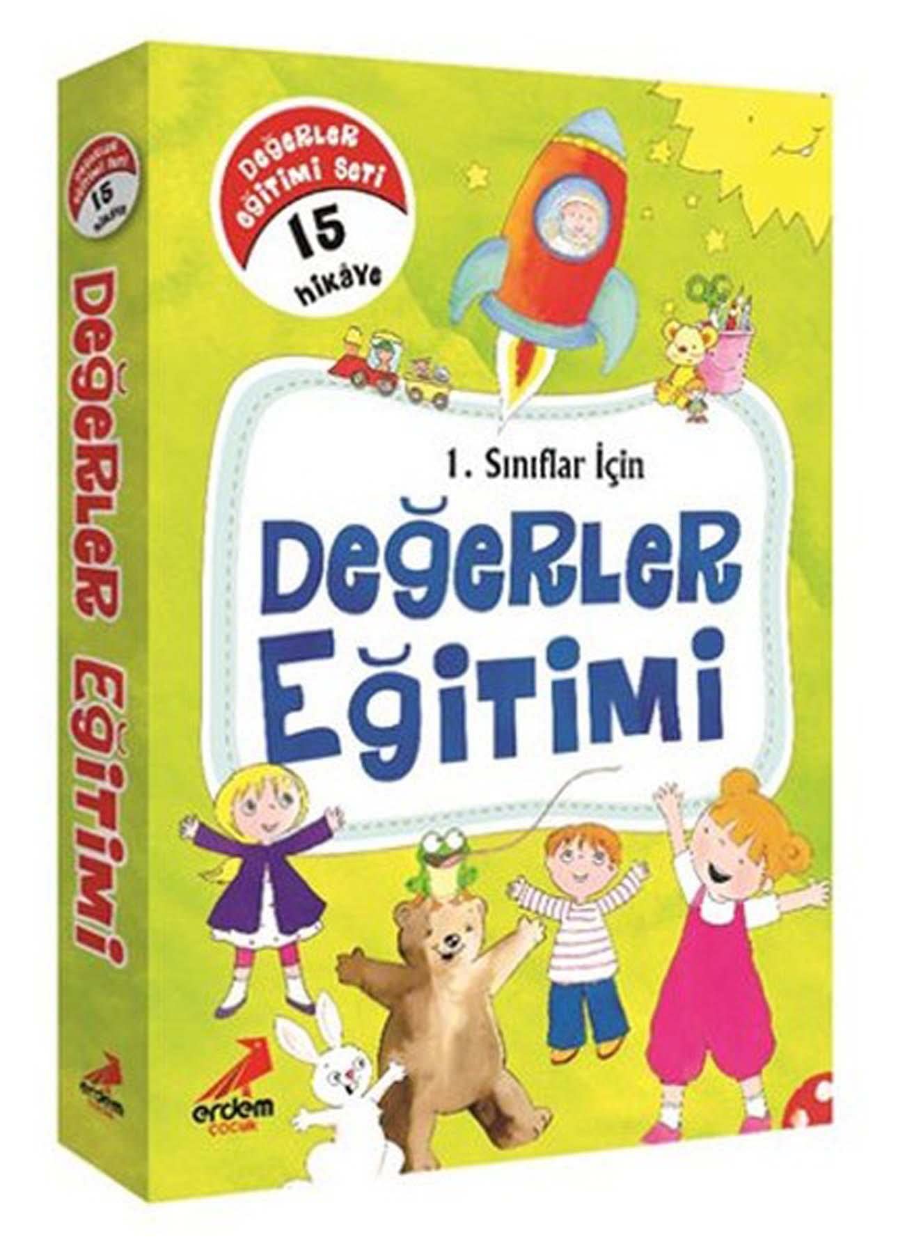 1. Sınıflar İçin Değerler Eğitimi Seti - 15 Kitap Takım book