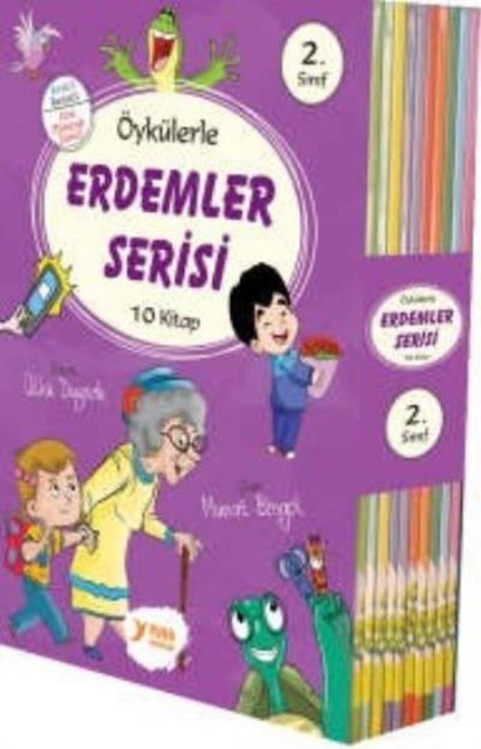 2. Sınıflar İçin Öykülerle Erdemler Serisi - 10 Kitap Takım Fairy Tales & Legends
