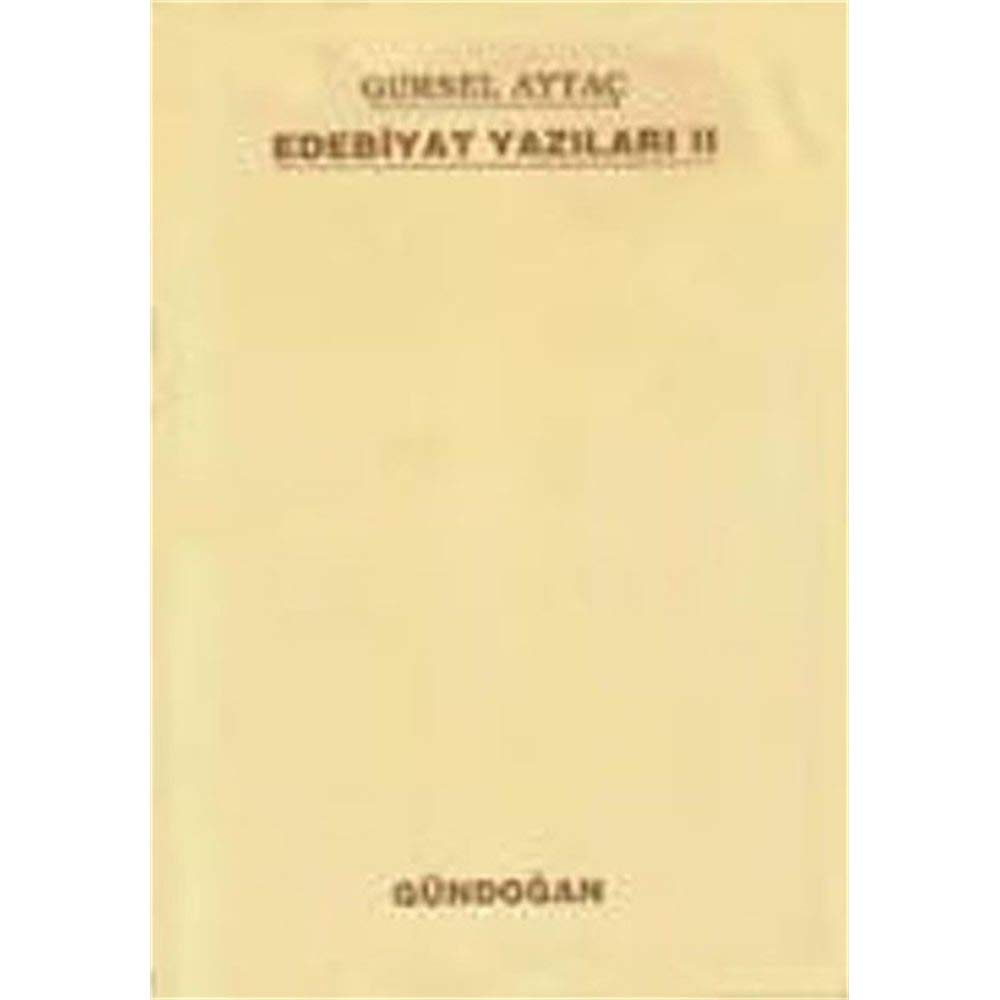 Product Image: Edebiyat Yazilari 2