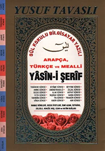 Arapça ve Türkçe Mealli Yasin-i Şerif (Kod:D22) Books