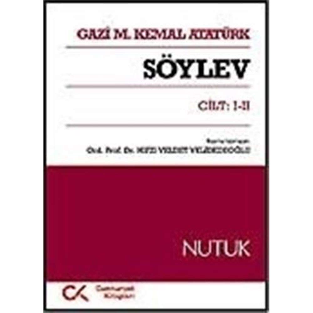 Söylev Nutuk Cilt 1-2 Biographies & Memoirs